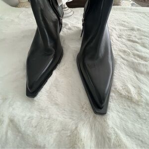 Black Zara ankle boots